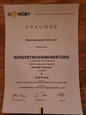 KMBW 2023 Urkunde